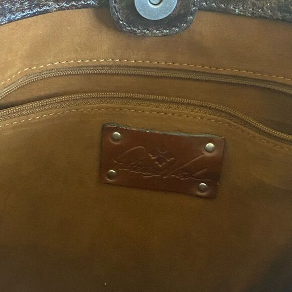 Patricia Nash Tooled Turquoise Collection Tote Bag - Picture 7 of 11